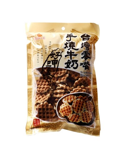 巧益台灣零嘴手燒牛奶煎餅 160g